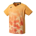 Yonex Badminton-Tshirt V-Neck Tournament (offizielles Shirt der Nationalmannschaft) 2023 safrangelb Herren